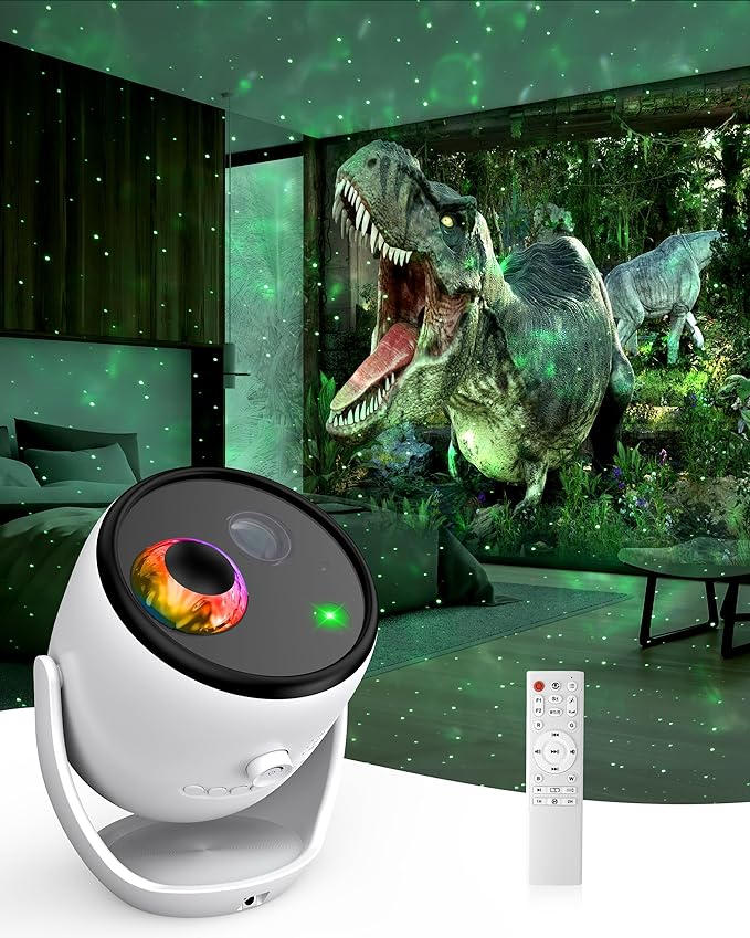 3D Galaxy Projector, Star Projector with 65 Dynamic Scenes, HD Planetarium Projector Night Light with Bluetooth Speaker for Room, Gift for Kids Adults, Relaxing Ambiance-CubbioJoy