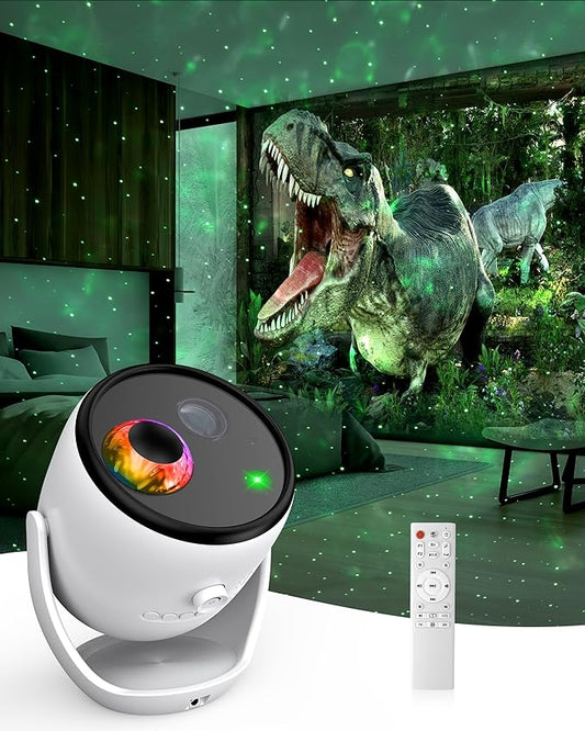 3D Galaxy Projector, Star Projector with 65 Dynamic Scenes, HD Planetarium Projector Night Light with Bluetooth Speaker for Room, Gift for Kids Adults, Relaxing Ambiance-CubbioJoy