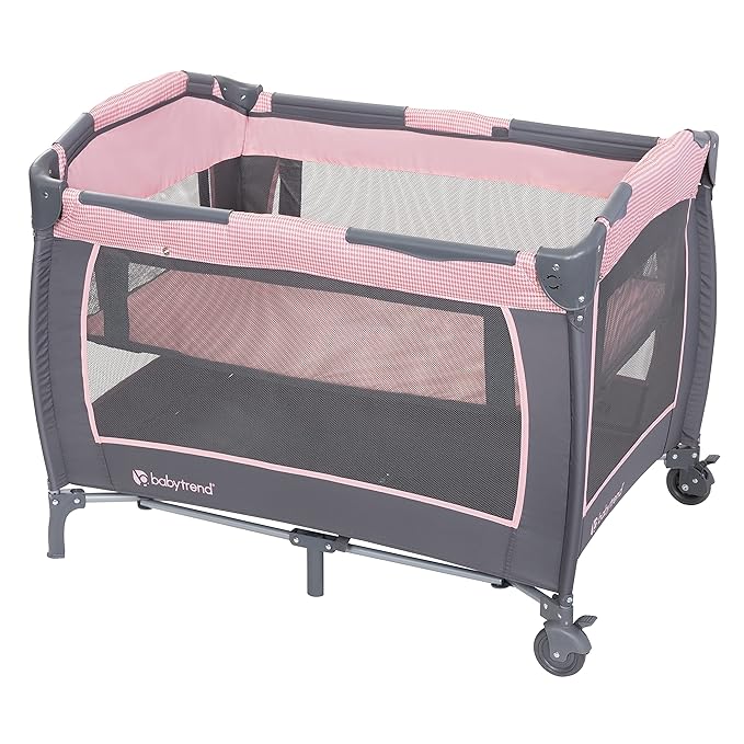 Baby Trend Lil' Snooze Deluxe III, Cozy Pink-CubbioJoy