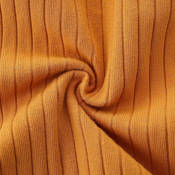 Baby and Toddler Girl's 5 Pack Cotton Ribbed Pull On Pants Leggings 0-4 Years-CubbioJoy