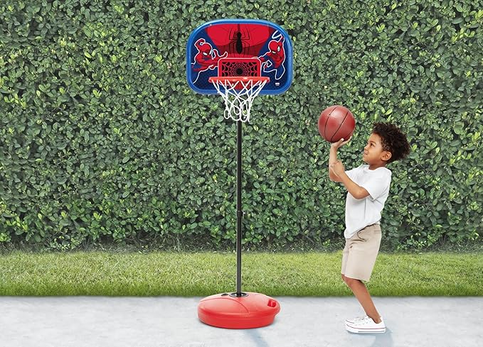 Delta Children - Marvel Spider-Man Basketball Hoop Set for Kids, Red-CubbioJoy