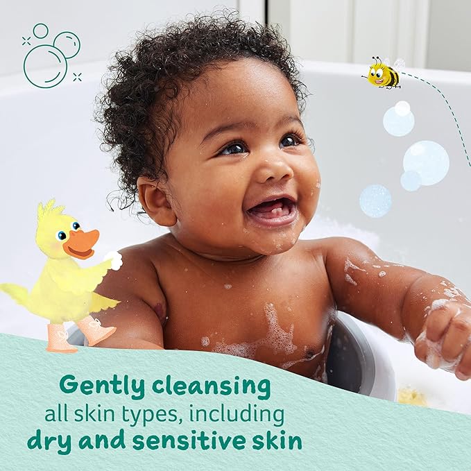 Childs Farm Baby Body Wash, Unfragranced, Gently Cleanses, Suitable for Newborns with Dry, Sensitive and Eczema-prone Skin, 8.4 Fl Oz-CubbioJoy