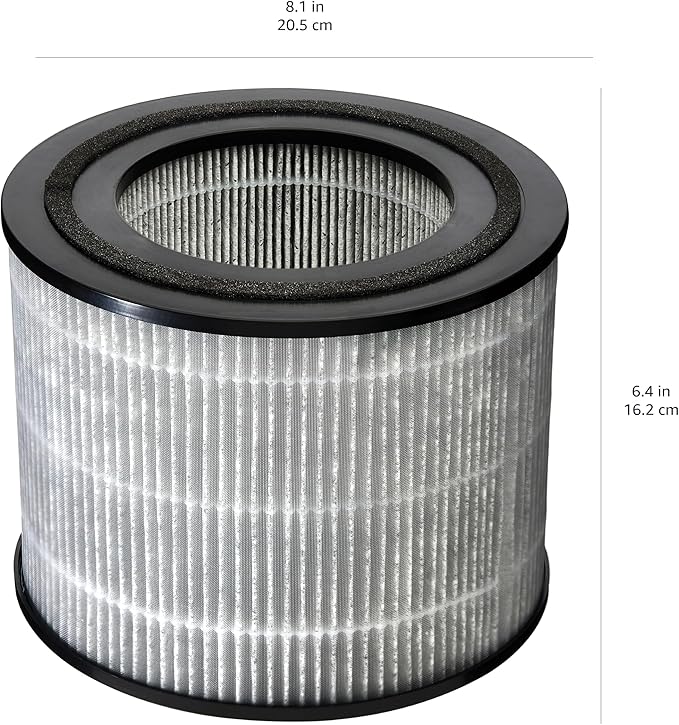 Amazon Basics Air Purifier Replacement 3-In-1 Filter for Amazon Basics Air Purifier B0CL993435 (NOT for other models), Covers Up to 1067 Sq Ft, 1 Pack-CubbioJoy