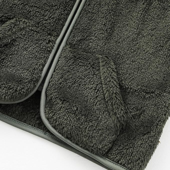 Baby Boys Girls Fleece Vest Zip Up Cute Bear Jackets Fuzzy Fall Winter Warm Clothes Newborn Outwear for Toddler Infant-CubbioJoy