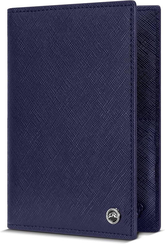 2 Passport Holder - Travel Essentials, RFID Blocking Wallet Credit Card Organiser, Plain Accessories Slim Cover For Men & Women-CubbioJoy