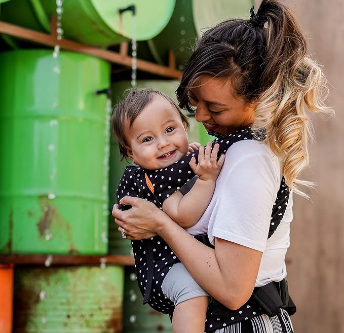 Beco Baby Carrier 8 Hybrid Newborn to Toddler Carrier (7-45lbs) - All in 1 Mesh Toddler Carrier - Baby Carrier Backpack, Front and Hip Carrier with Adjustable Seat - Cooling Ergonomic Carrier (Iris)-CubbioJoy