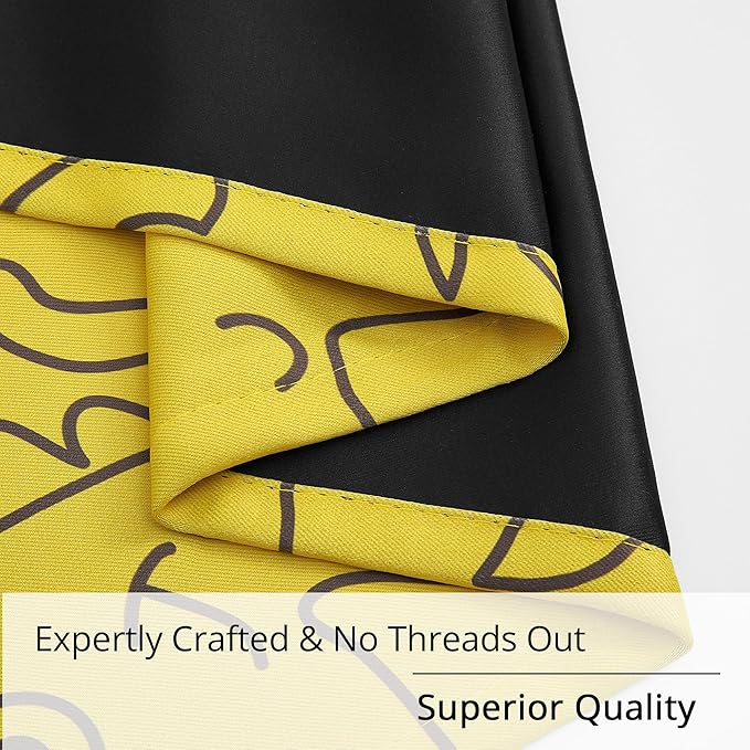 Dinosaur Blackout Curtains for Kids Room - 2 Panels, Each W52×L84, 100% Blackout, Thermal Insulated, Noise Reducing, Perfect for Kids Room and Nersury-CubbioJoy