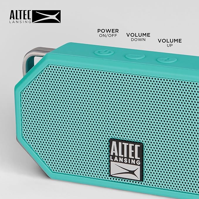 Altec Lansing Mini H2O - Waterproof Bluetooth Speaker, IP67 Certified & Floats in Water, Compact & Portable Speaker for Hiking, Camping, Pool, and Beach-CubbioJoy