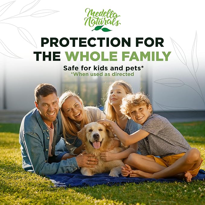 Deet-Free Insect & Mosquito Repellent Pack of 2 (4 oz) – Nice Smelling Insect Repellent with Lemongrass Oil Safe for Pets and Kids – Bug Spray Against Mosquitoes, Gnats, Black Flies, and No-See-ums-CubbioJoy