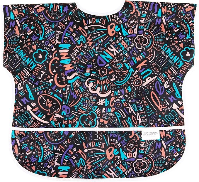 Bumkins Bibs - Toddler Bibs, Waterproof, Large for 1-3 Years, Short Sleeve-CubbioJoy