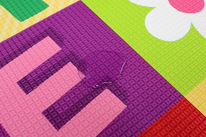 Baby Care Play Mat (Large, Playful - Zoo Town) 82'' x 55'' Original One-Piece Reversible Rollable Waterproof Play Mat for Infants, Babies, Toddler, and Kids-CubbioJoy