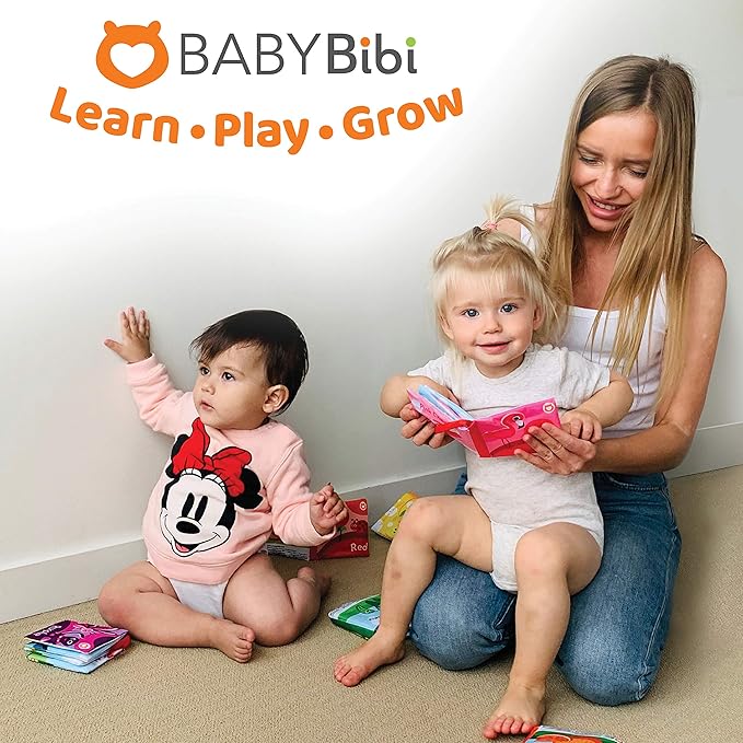 Cloth Books for Babies (Set of 9) - Color Recognition Series. Soft Books for Babies. Touch and Feel Crinkle Paper. Baby Learning Toys/Educational Toys for 3 Months to 4 Years Old-CubbioJoy