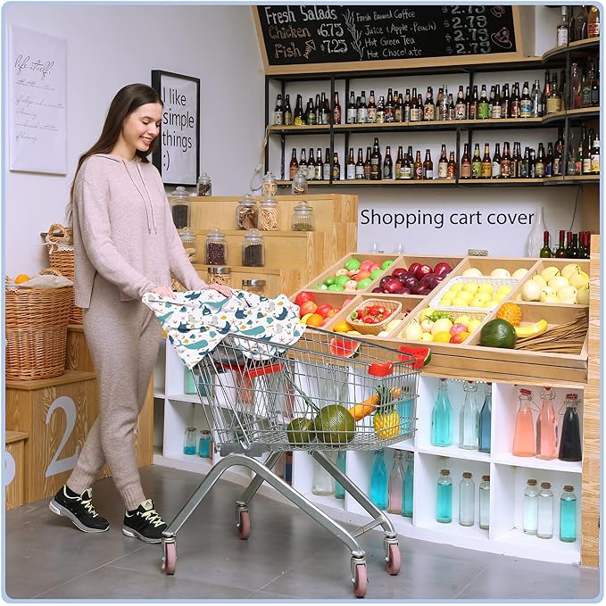 Car Seat Covers for Babies - Multi- use Nursing Carseat Canopy, Breastfeeding Covers, Baby Shower Gifts for Boys and Girls (sea World)-CubbioJoy