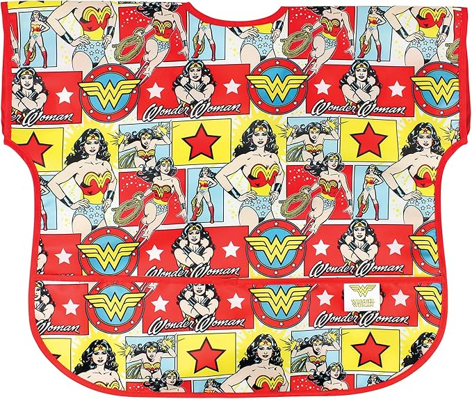 Bumkins Bibs - Toddler Bibs, Waterproof, Large for 1-3 Years, Short Sleeve-CubbioJoy