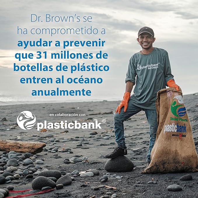 Dr. Brown's Natural Flow® Anti-Colic Options+™ Narrow 8oz/250mL Baby Bottle + Lovey Gift Set with Level 1 Slow Flow Nipples-CubbioJoy