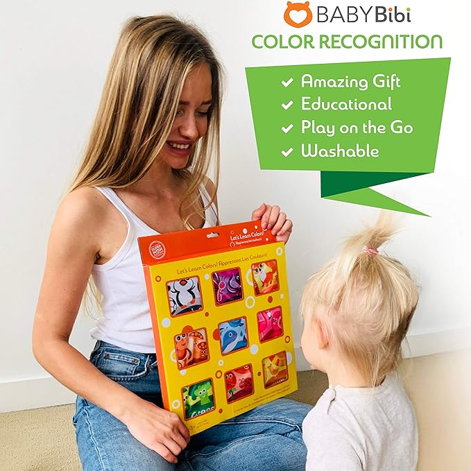 Cloth Books for Babies (Set of 9) - Color Recognition Series. Soft Books for Babies. Touch and Feel Crinkle Paper. Baby Learning Toys/Educational Toys for 3 Months to 4 Years Old-CubbioJoy