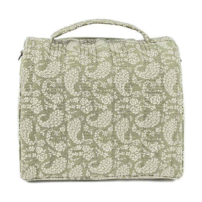 JuJuBe x Sazan Hendrix - New Insulated Bottle Bag, Breastmilk Storage Bag for Baby Bottles, Travel Waterproof Insulated Lunch or Cooler Bag for Nursing, Milk, Snacks, Paisley Floral, Mother's Day Gift-CubbioJoy