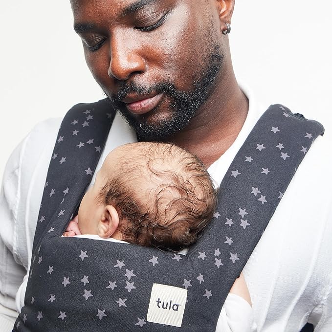 Baby Tula Explore Carriers - Breathable Baby Carrier Newborn to Toddler - Adjustable Toddler Carrier - Multiple Ergonomic Positions Front and Back - Ergonomic Fit for 7-45 lb - Cotton, Discover-CubbioJoy