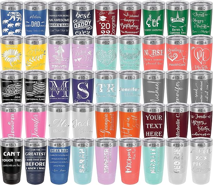 iProductsUS Personalized Tumbler for Women, 20oz Custom Insulated Stainless Steel Cup Engraved Your Name and Designs, Travel Coffee Mug with Lid, Gifts for Mom, Keep Drinks Cold and Hot (Teal)-CubbioJoy