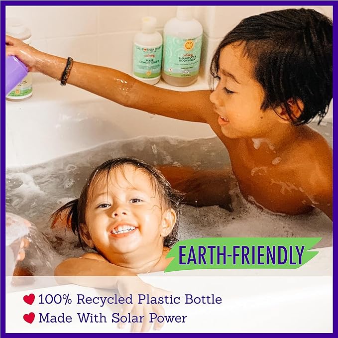 California Baby Calming Lavender Shampoo and Body Wash | 100% Plant-Based (USDA Certified) | Allergy Friendly | Baby Soap and Toddler Shampoo for Dry, Sensitive Skin | 517 mL / 17.5 fl. oz-CubbioJoy