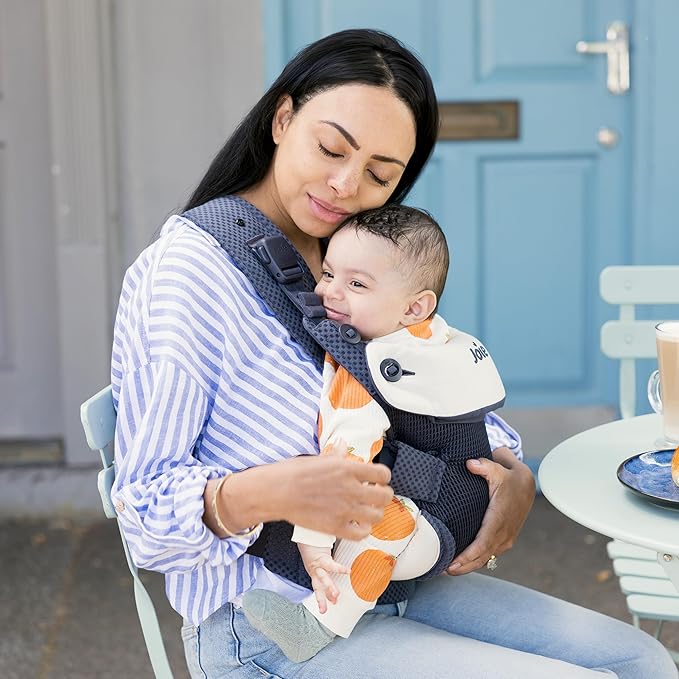 Joie Savvy Lite Air 3-in-1 Baby Carrier – Lightweight, Ergonomic Baby Carrier with 3 Carry Positions, Breathable Fabric, Padded Straps, and Lumbar Support (Indigo)-CubbioJoy