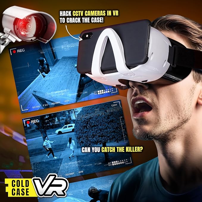 Cold Case VR - The Case of The Fatal Follower - Immersive VR Murder Mystery Party Game - 1 to 6 Players - for Ages 14 and Up-CubbioJoy