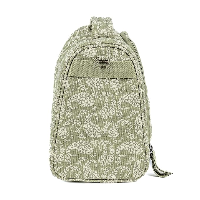 JuJuBe x Sazan Hendrix - New Insulated Bottle Bag, Breastmilk Storage Bag for Baby Bottles, Travel Waterproof Insulated Lunch or Cooler Bag for Nursing, Milk, Snacks, Paisley Floral, Mother's Day Gift-CubbioJoy