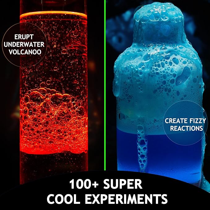 Japace 100+ Experiments Science Kit for Kids, Cool Boy Christmas Birthday Gift Ideas, Chemistry and Physics Set STEM Toys for Boys Girls-CubbioJoy