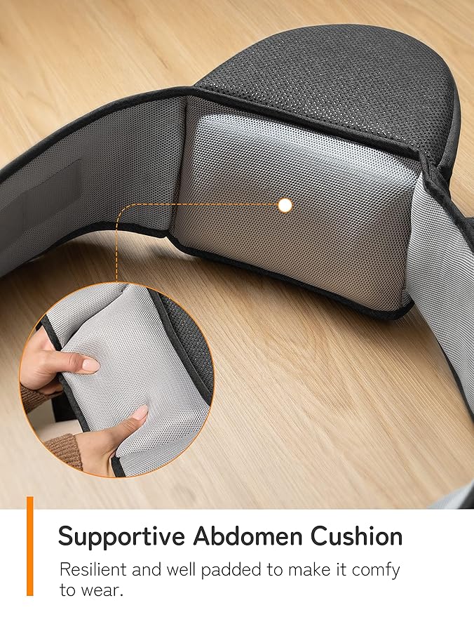 besrey Baby Carrier Hip Seat for Dad, Front Summer Infant Carrier Newborn to Toddler, Plus Men Backpack Holder, Harness for Carrying Infant, Hip Seat with Strap-CubbioJoy