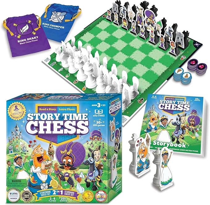 Chess Sets for Kids, Kids Chess Set, Chess Game Toddlers, Learning Games for Kids, Chess Sets for Boys & Girls-CubbioJoy