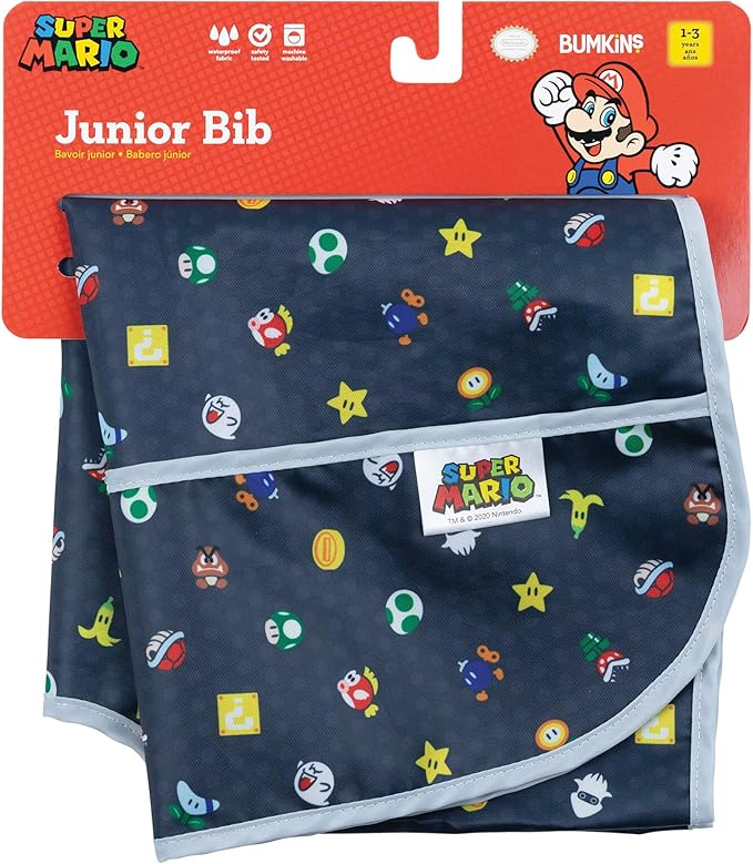 Bumkins Bibs - Toddler Bibs, Waterproof, Large for 1-3 Years, Short Sleeve-CubbioJoy