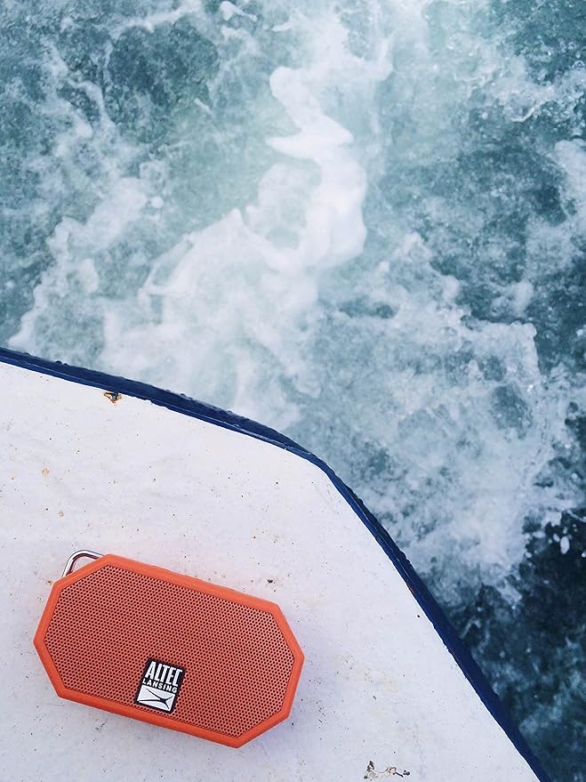 Altec Lansing Mini H2O - Waterproof Bluetooth Speaker, IP67 Certified & Floats in Water, Compact & Portable Speaker for Hiking, Camping, Pool, and Beach, Red-CubbioJoy