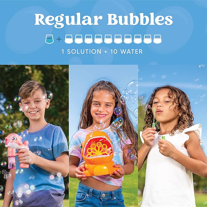 JOYIN 32 OZ Concentrated Bubble Solution for Bubble Machines (Up to 2.5 Gallons), Concentrated Solution Refills for Machine, Wands, Blower, Easter, Kids, Parties-CubbioJoy
