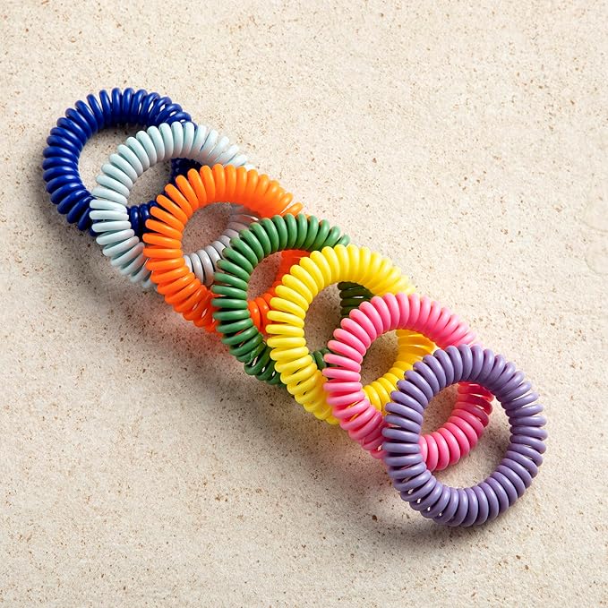 15 Pack Mosquito Repellent Bracelets, DEET-Free for Kids & Adults, Individually Wrapped Bands-CubbioJoy