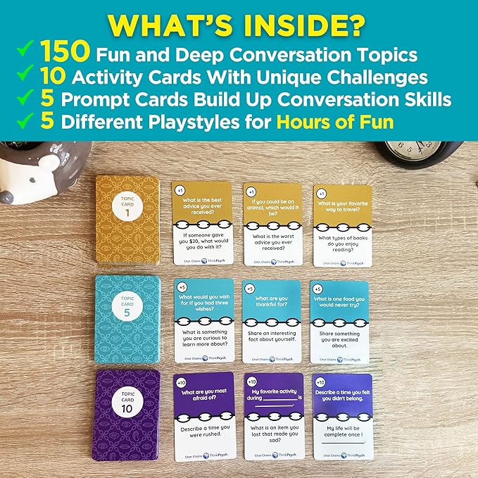 Chat Chains - The Game That Connects Us | Emotional Social Skills Games for Teens | Kids Therapy Games | Ages 8-99 | Fun and Fast | 15 Mins Playtime-CubbioJoy