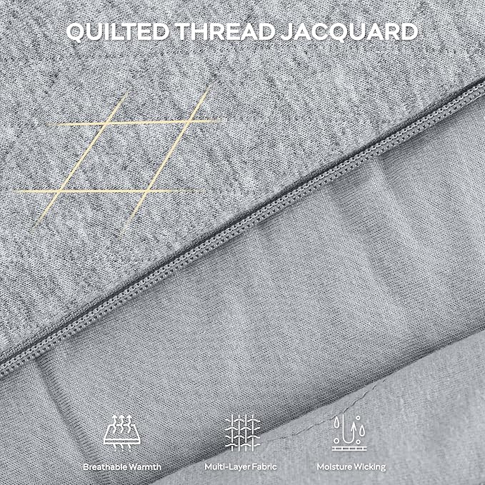 JELLYMONI Baby Sleep Sack TOG 2.5, 18-24 Months Winter Baby Wearable Blanket, 100% Cotton Infant Sleeping Sack 2-Way Zipper Warm Quilted Sleepsack-CubbioJoy