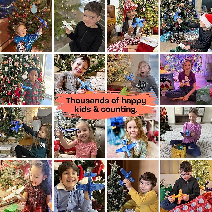 Airplane Toy Foam Glider: Airplane Toys For 3 Year Old & Airplanes For Kids 2-4 Toy Airplane For Boys&GirlsFoam Model Plane & Planes Air Plane Toy, Toddlers-CubbioJoy