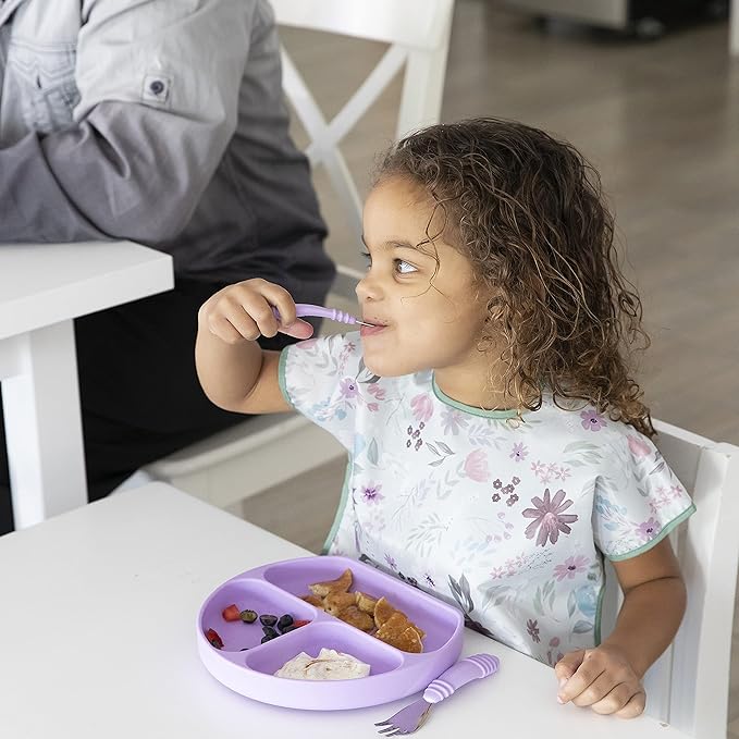 Bumkins Bibs - Toddler Bibs, Waterproof, Large for 1-3 Years, Short Sleeve-CubbioJoy