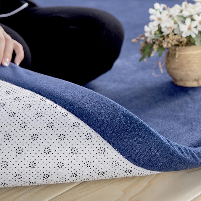 Baby Play Mat, V-mix Handmade Weaving Plush Foam Play Crawling Rugs for Baby, Toddler, Children, Yoga Mat, Exercise Mat Cushy-Soft & Thick Hypoallergenic, Non-Toxic, Reversible-CubbioJoy