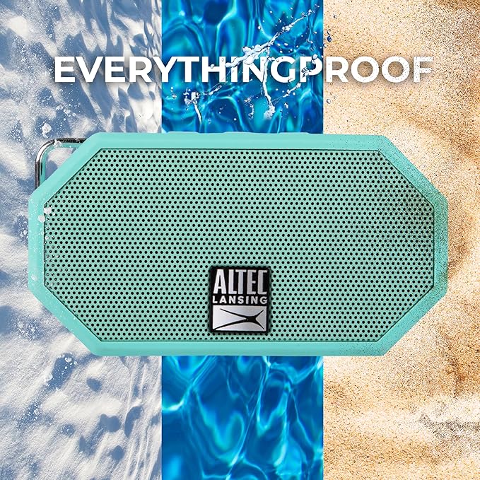 Altec Lansing Mini H2O - Waterproof Bluetooth Speaker, IP67 Certified & Floats in Water, Compact & Portable Speaker for Hiking, Camping, Pool, and Beach-CubbioJoy