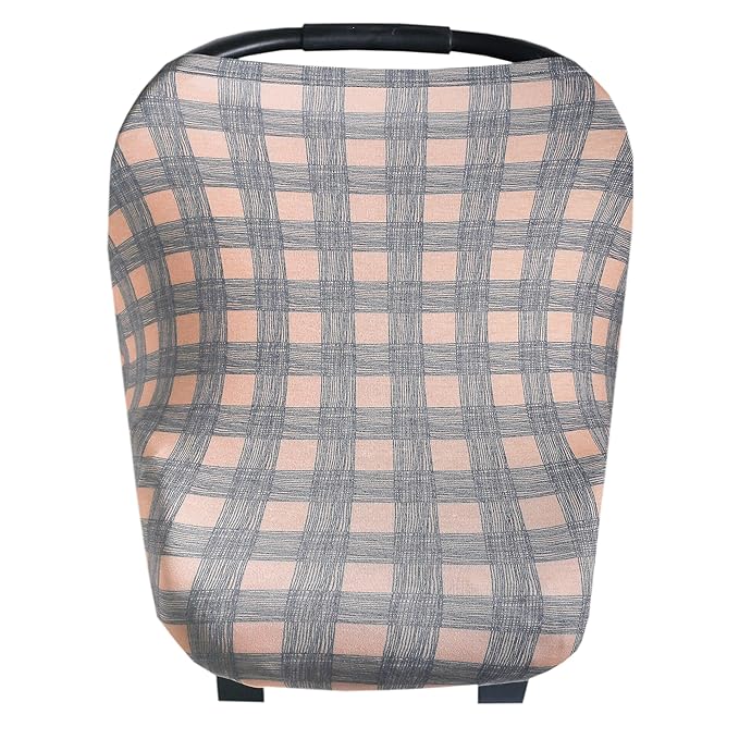 Copper Pearl Multi-Use Cover: Car Seat Covers, Nursing Cover, and Stroller Cover for Sun - Stretchy Fabric, All-Season Use, Stylish Designs, Easy Access for Moms - Billy-CubbioJoy