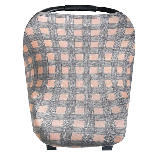 Copper Pearl Multi-Use Cover: Car Seat Covers, Nursing Cover, and Stroller Cover for Sun - Stretchy Fabric, All-Season Use, Stylish Designs, Easy Access for Moms - Billy-CubbioJoy