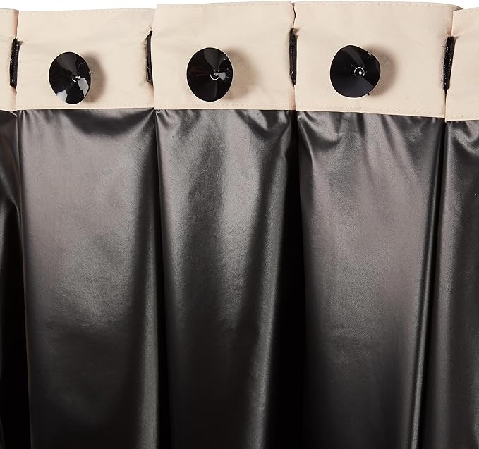 Amazon Basics Portable Blackout Curtain Shade with Suction Cups, 50"W x 78"L, 1-Pack, Beige-CubbioJoy